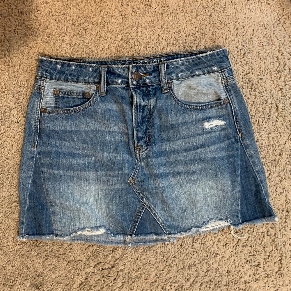 American Eagle Highrise Denim Skirt